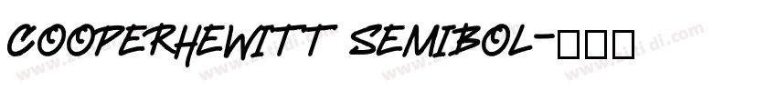 CooperHeWitt semibol字体转换